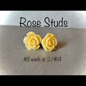 Rose Stud Earrings